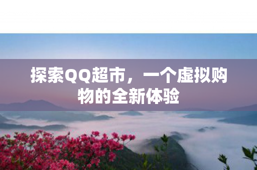 一个虚拟购物的全新体验图片