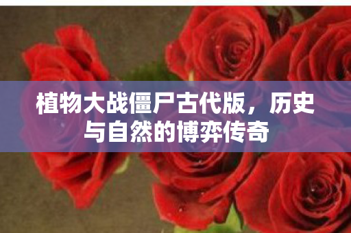历史与自然的博弈传奇图片