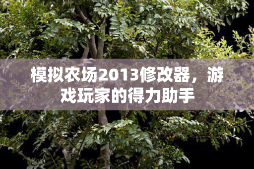 模拟农场2013修改器图片