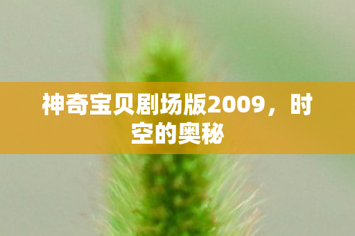 神奇宝贝剧场版2009图片