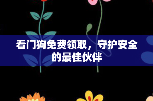 守护安全的最佳伙伴图片