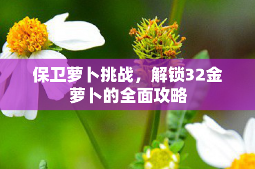 解锁32金萝卜的全面攻略图片