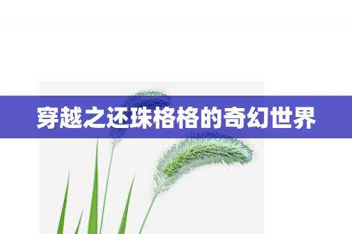 穿越之还珠格格的奇幻世界图片