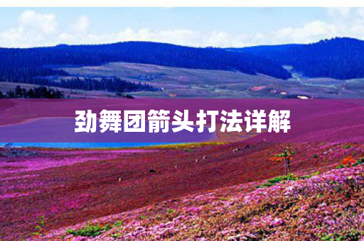 劲舞团箭头打法详解图片