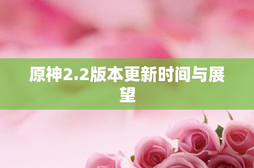 2版本更新时间与展望图片