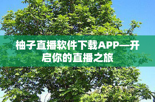 柚子直播软件下载APP图片