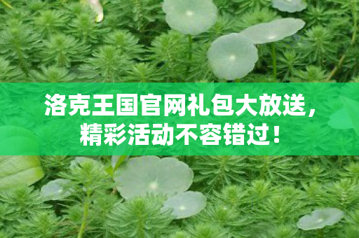 洛克王国官网礼包大放送图片