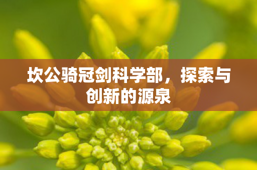 坎公骑冠剑科学部,探索与创新的源泉 坎公骑冠剑科学部,探索与创新的源泉