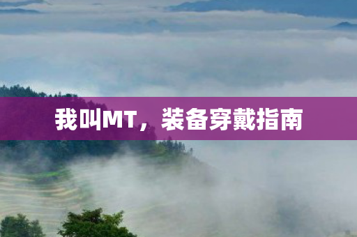 装备穿戴指南图片