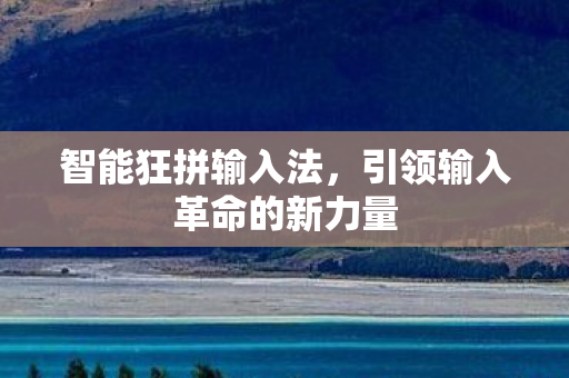 引领输入革命的新力量图片