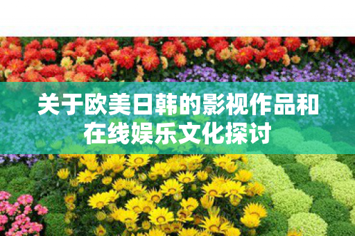 关于欧美日韩的影视作品和在线娱乐文化探讨图片