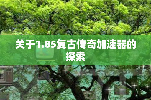 85复古传奇加速器的探索图片