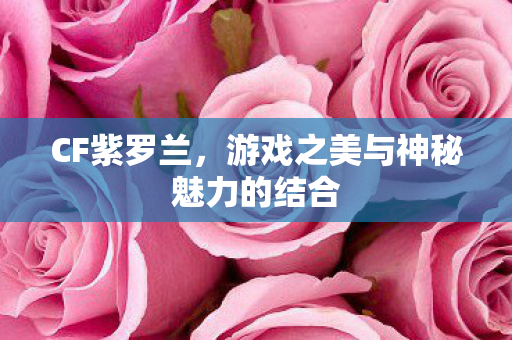 游戏之美与神秘魅力的结合图片