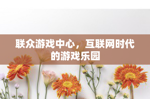 互联网时代的游戏乐园图片