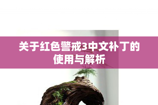 关于红色警戒3中文补丁的使用与解析图片