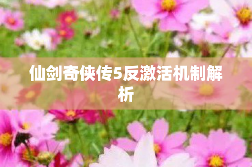 仙剑奇侠传5反激活机制解析图片