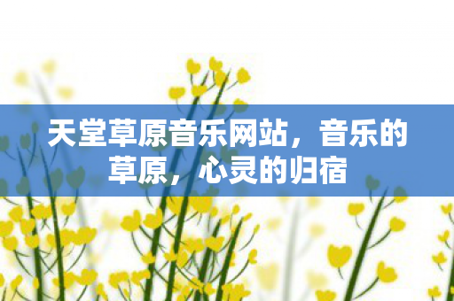 天堂草原音乐网站图片