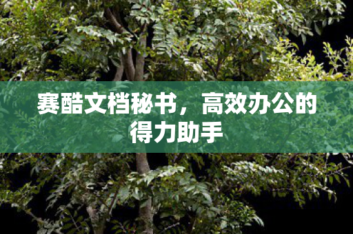 高效办公的得力助手图片