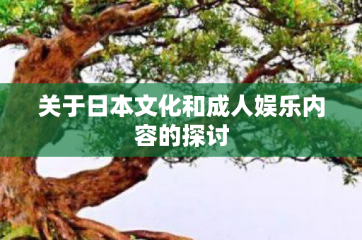 关于日本文化和成人娱乐内容的探讨图片