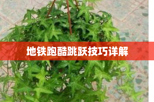 地铁跑酷跳跃技巧详解图片