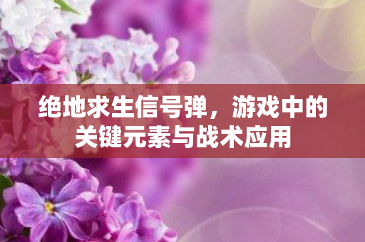 游戏中的关键元素与战术应用图片