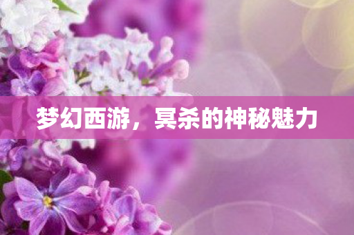 冥杀的神秘魅力图片