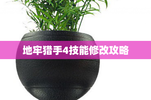 地牢猎手4技能修改攻略图片