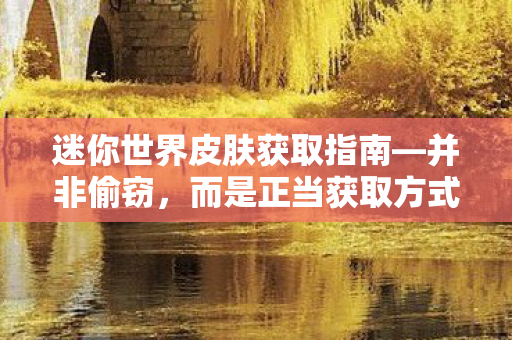 迷你世界皮肤获取指南图片
