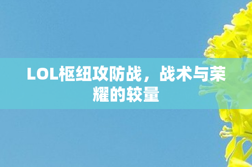 LOL枢纽攻防战图片