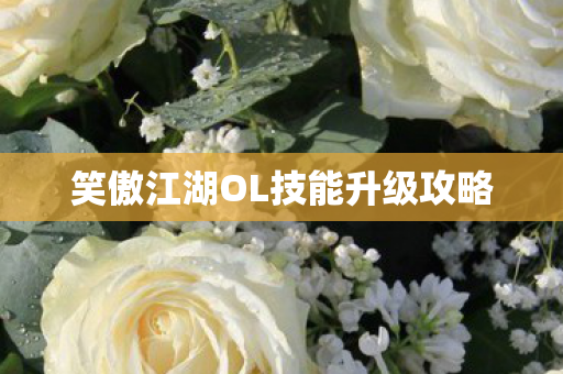 笑傲江湖OL技能升级攻略图片