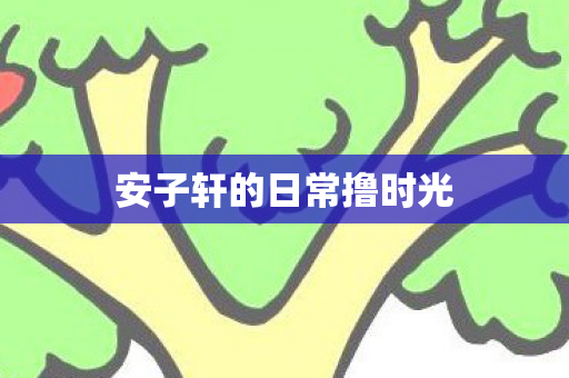 安子轩的日常撸时光图片