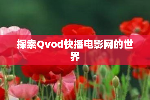 探索Qvod快播电影网的世界图片