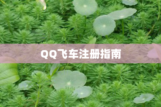 QQ飞车注册指南图片