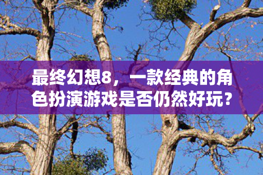 一款经典的角色扮演游戏是否仍然好玩图片