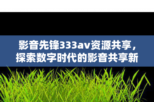 探索数字时代的影音共享新纪元图片