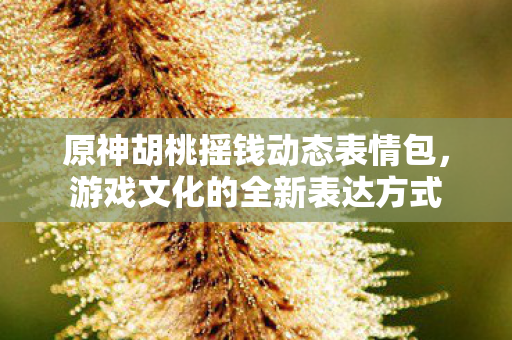 原神胡桃摇钱动态表情包图片