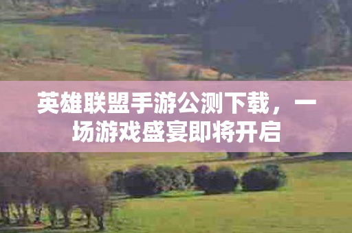 英雄联盟手游公测下载图片