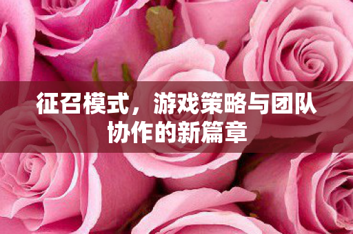 游戏策略与团队协作的新篇章图片