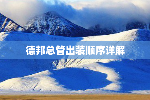 德邦总管出装顺序详解图片