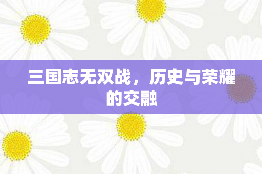 历史与荣耀的交融图片