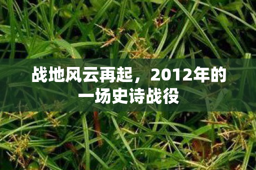 2012年的一场史诗战役图片