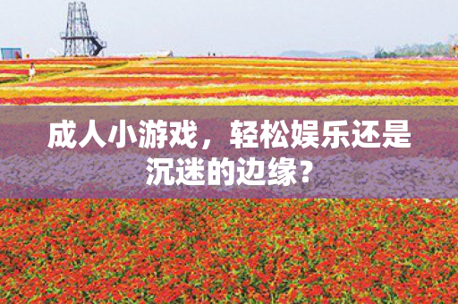 轻松娱乐还是沉迷的边缘图片