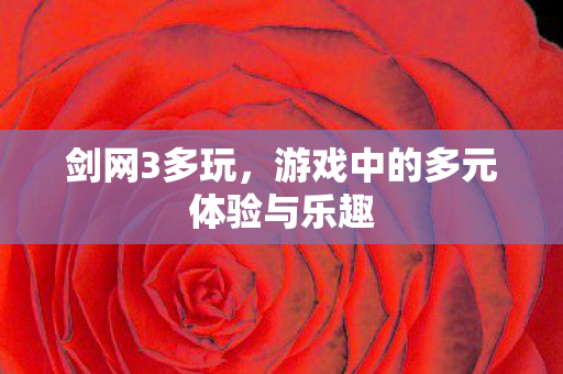 游戏中的多元体验与乐趣图片