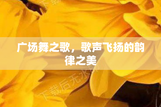 歌声飞扬的韵律之美图片