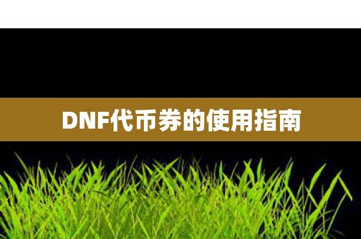 DNF代币券的使用指南图片