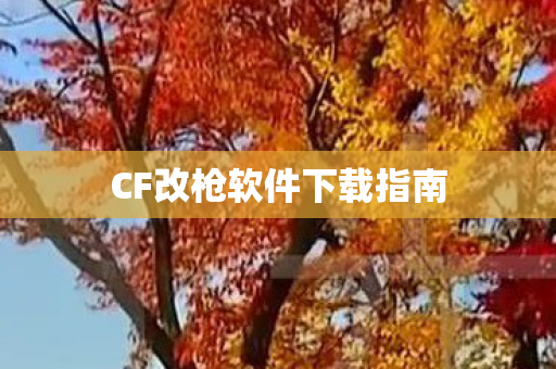 CF改枪软件下载指南图片