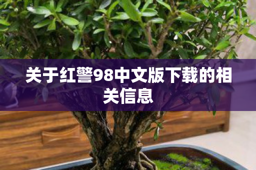 关于红警98中文版下载的相关信息图片