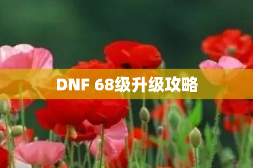 DNF 68级升级攻略图片