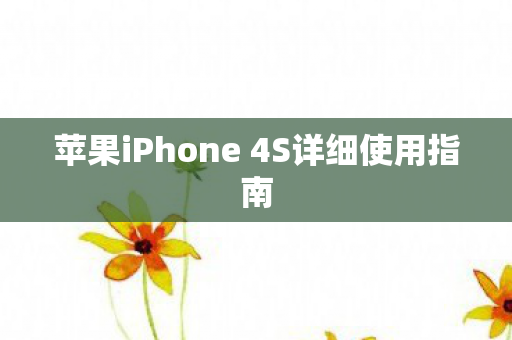 苹果iPhone 4S详细使用指南图片
