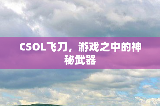 游戏之中的神秘武器图片